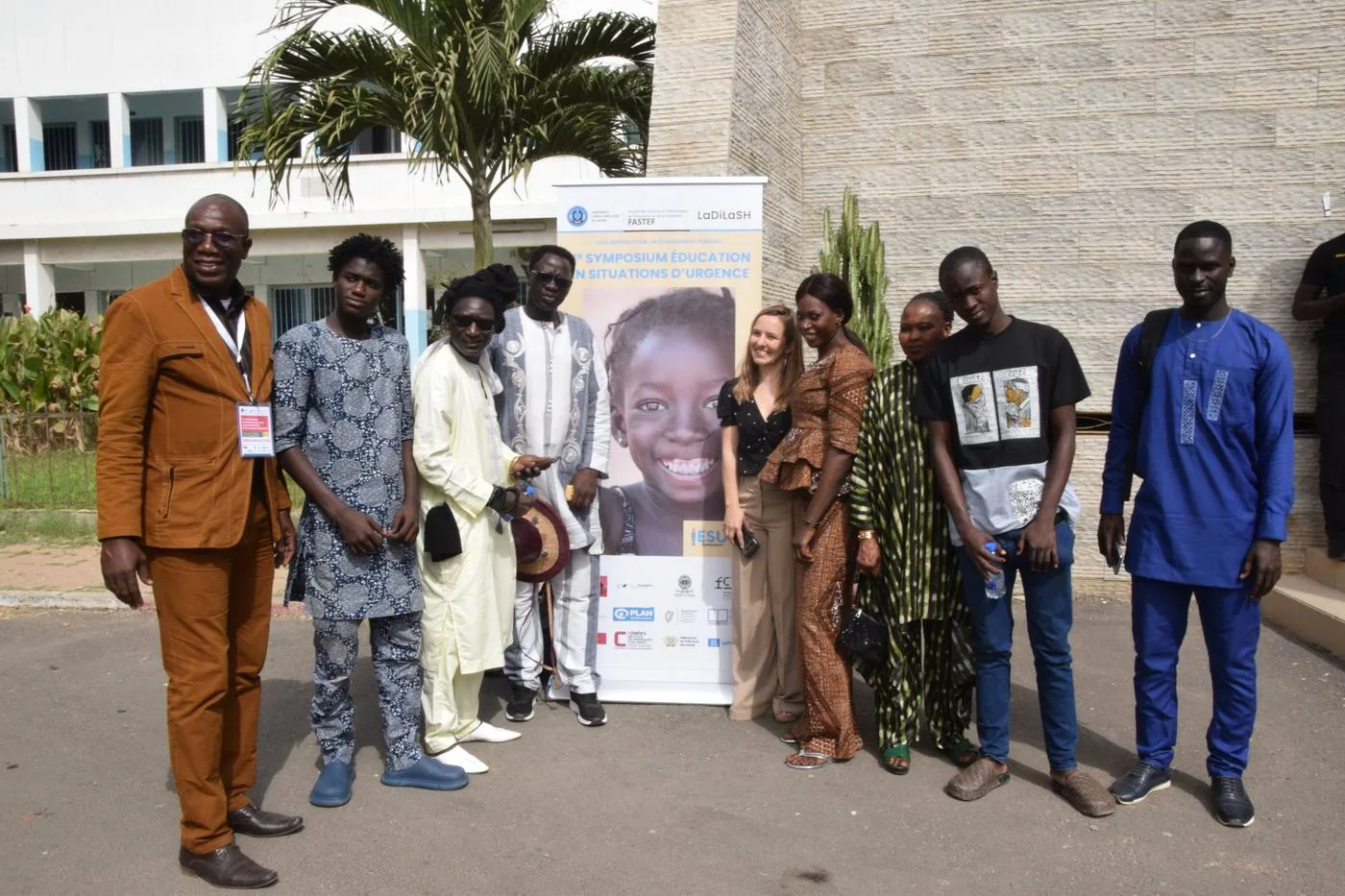 Group with the artists of the cultural moment