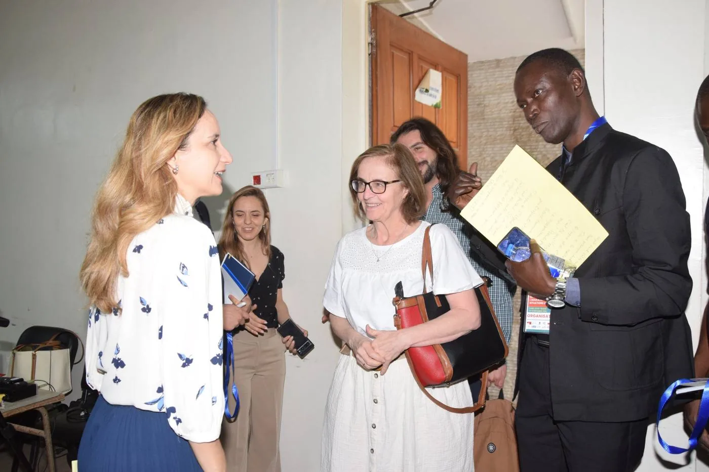 Participants in conversation