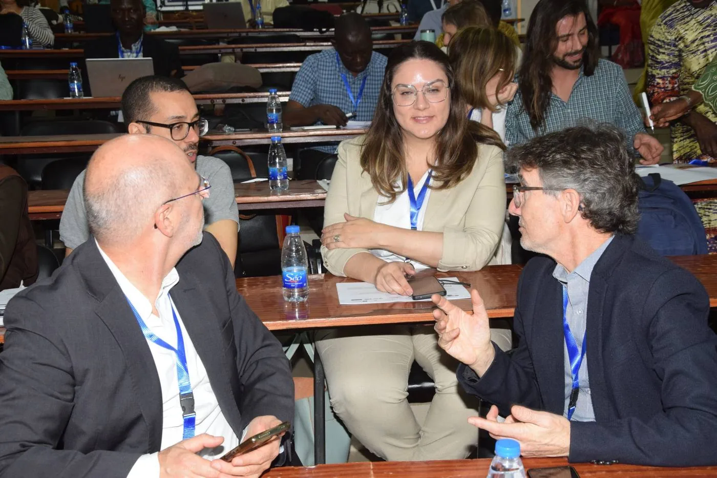 Participants in conversation
