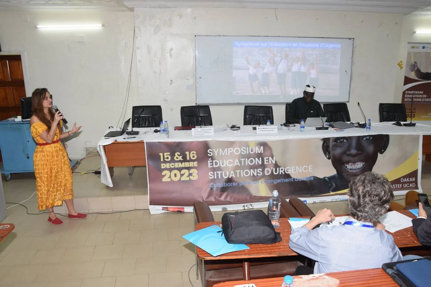 Presentation during the symposium